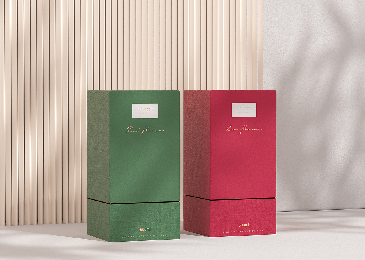 CUI FLOWER | 六月的雨果味酒包装设计
