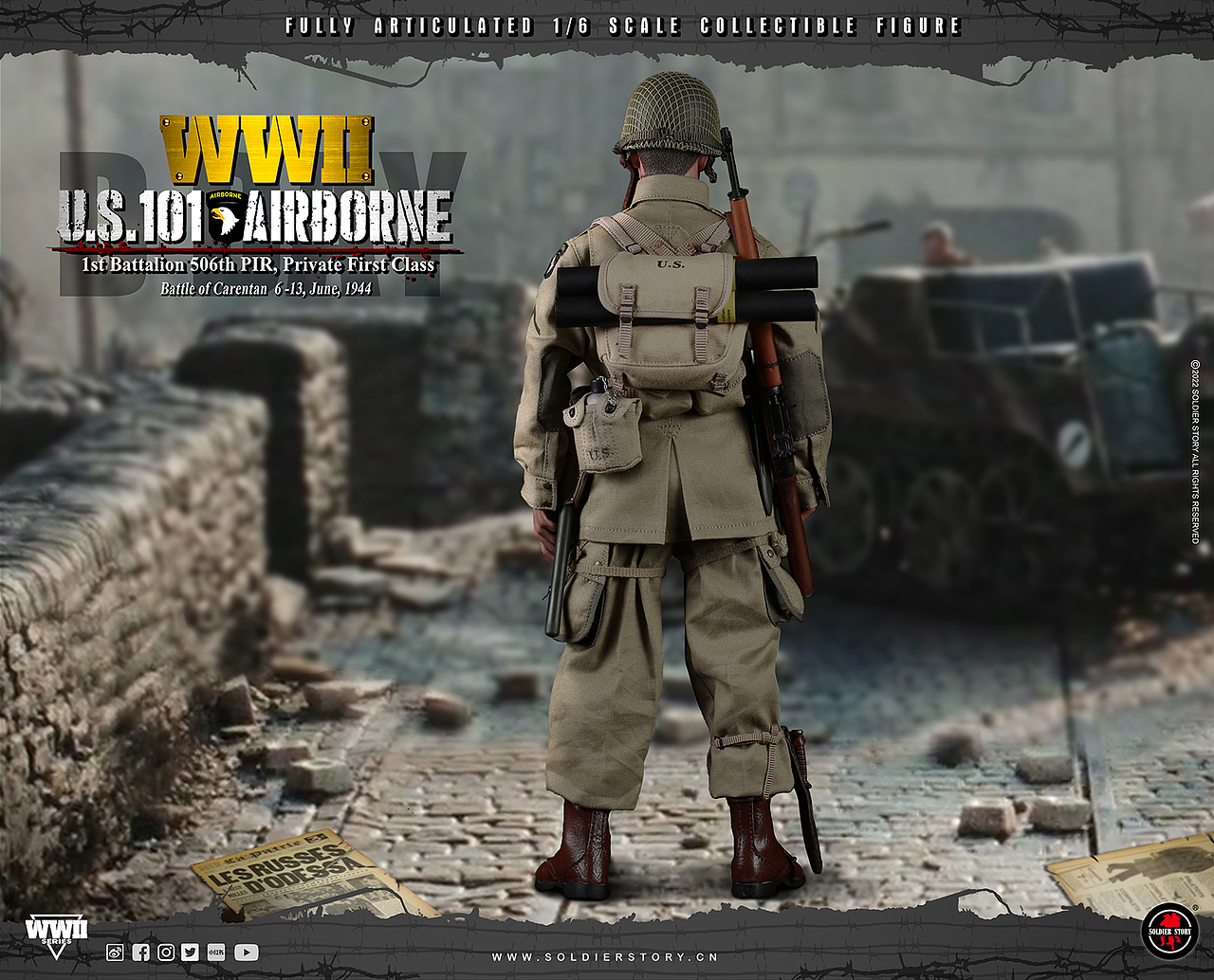 SoldierStory1/6二次大战美国第101空降师,506团第一营（图ZMzAzODMzMDc2） - 手办/模玩 - 站酷设计师SoldierStory原创素材 - 站酷ZCOOL