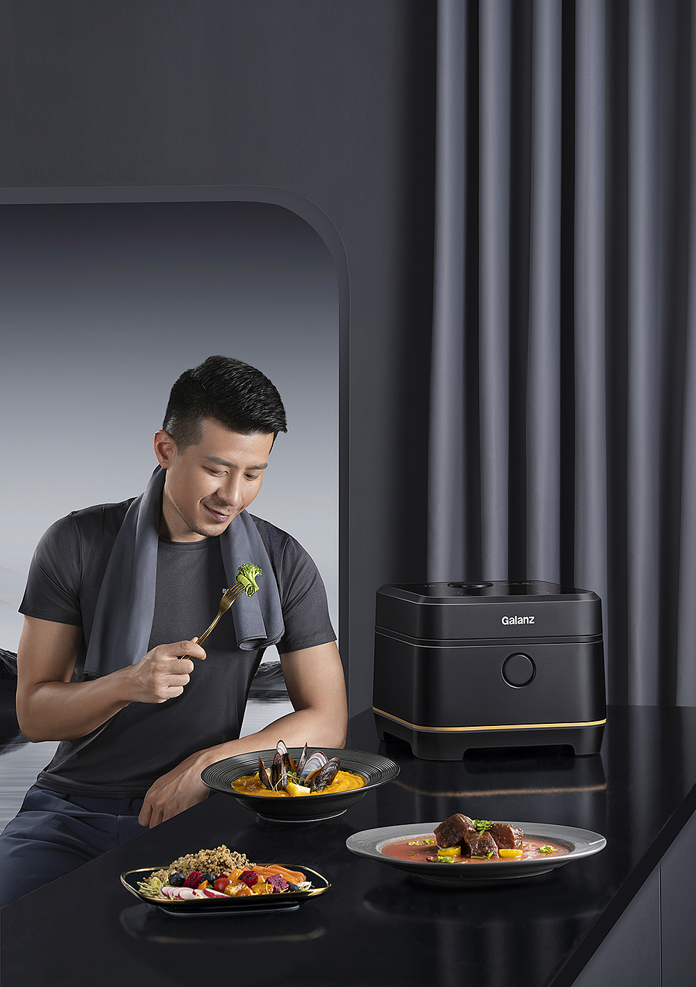 空气炸锅厨房电器小家电套系拍摄（图ZMzQ0NTg1MzQ4） - 产品摄影 - 站酷设计师大象食摄集视觉原创素材 - 站酷ZCOOL