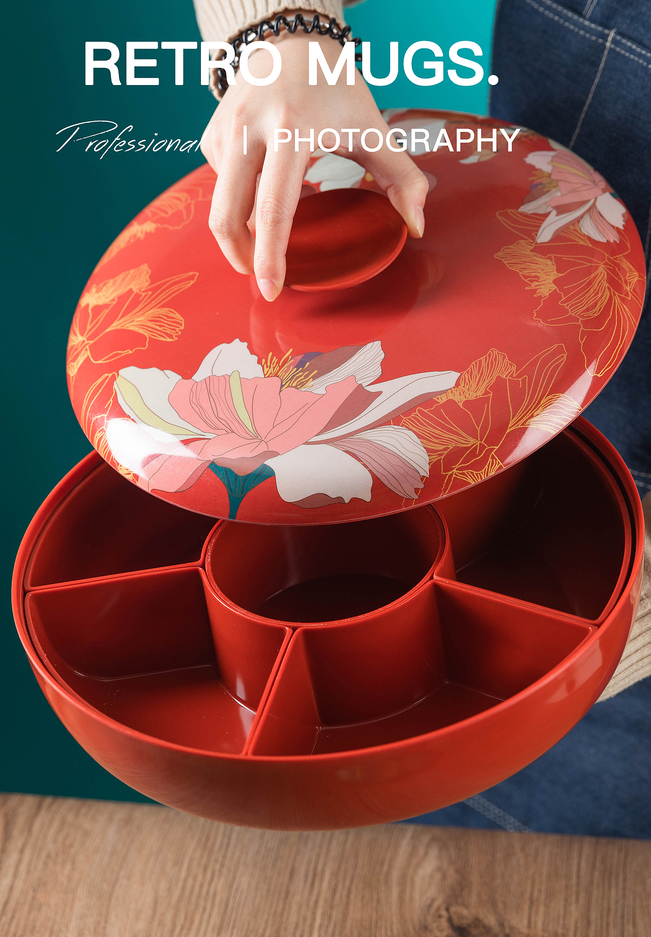 电商摄影 淘宝摄影| 新年实用分格大容量干果盘礼盒（图ZMjk3MTk4NTA0） - 产品摄影 - 站酷设计师漫渡光影原创素材 - 站酷ZCOOL