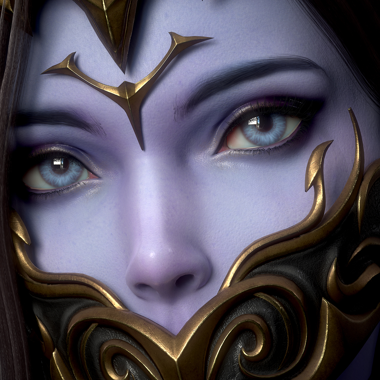 3D建模-武庚纪 冥族大将不闻不问（图ZMzI4ODc1Mzcy） - 动画/影视 - 站酷设计师夜弦Dusk原创素材 - 站酷ZCOOL