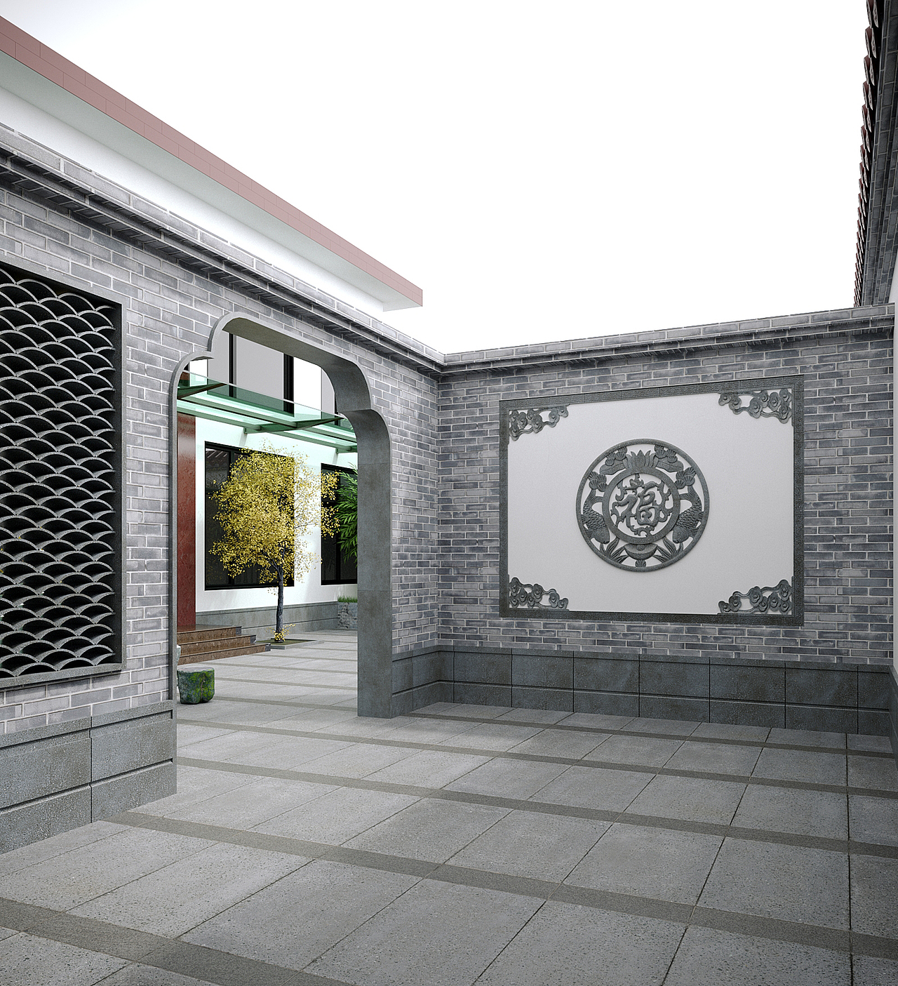 农家小院（图ZMjk5MjE2Nzgw） - 其他空间 - 站酷设计师游来游去de鱼原创素材 - 站酷ZCOOL