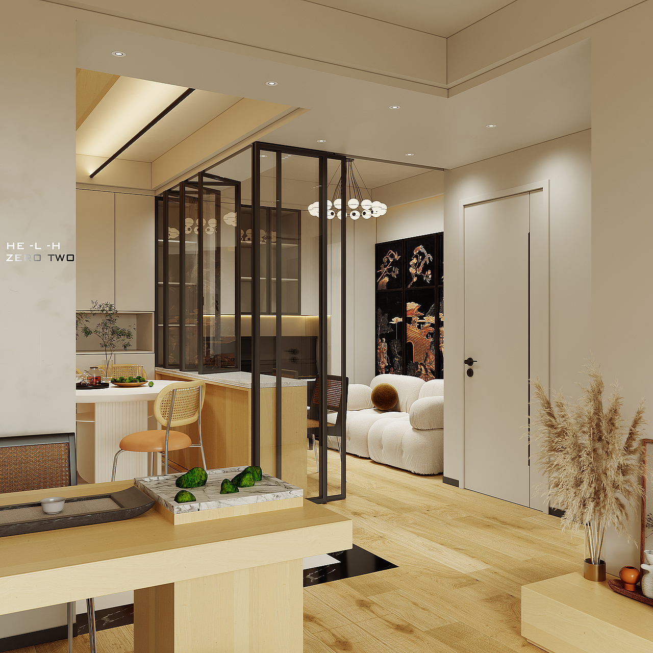 现代诧寂风客餐厅