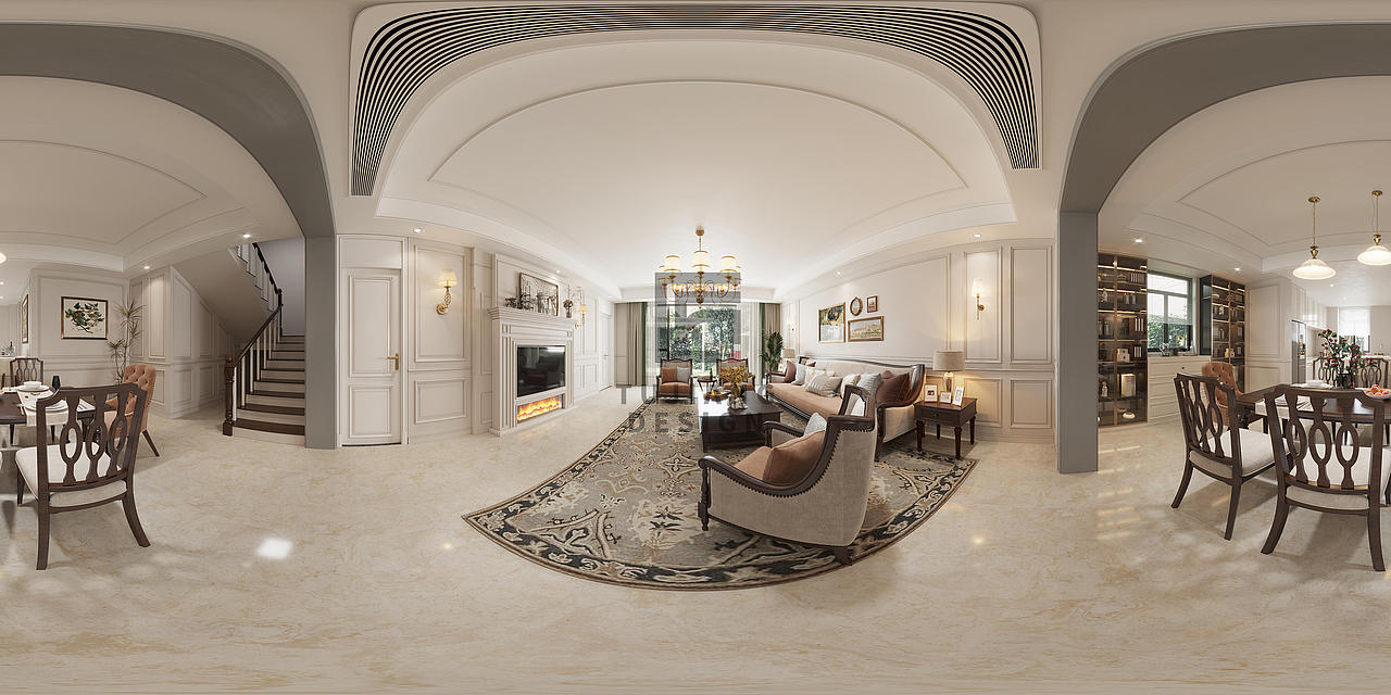 美式风别墅设计，拿捏品质生活