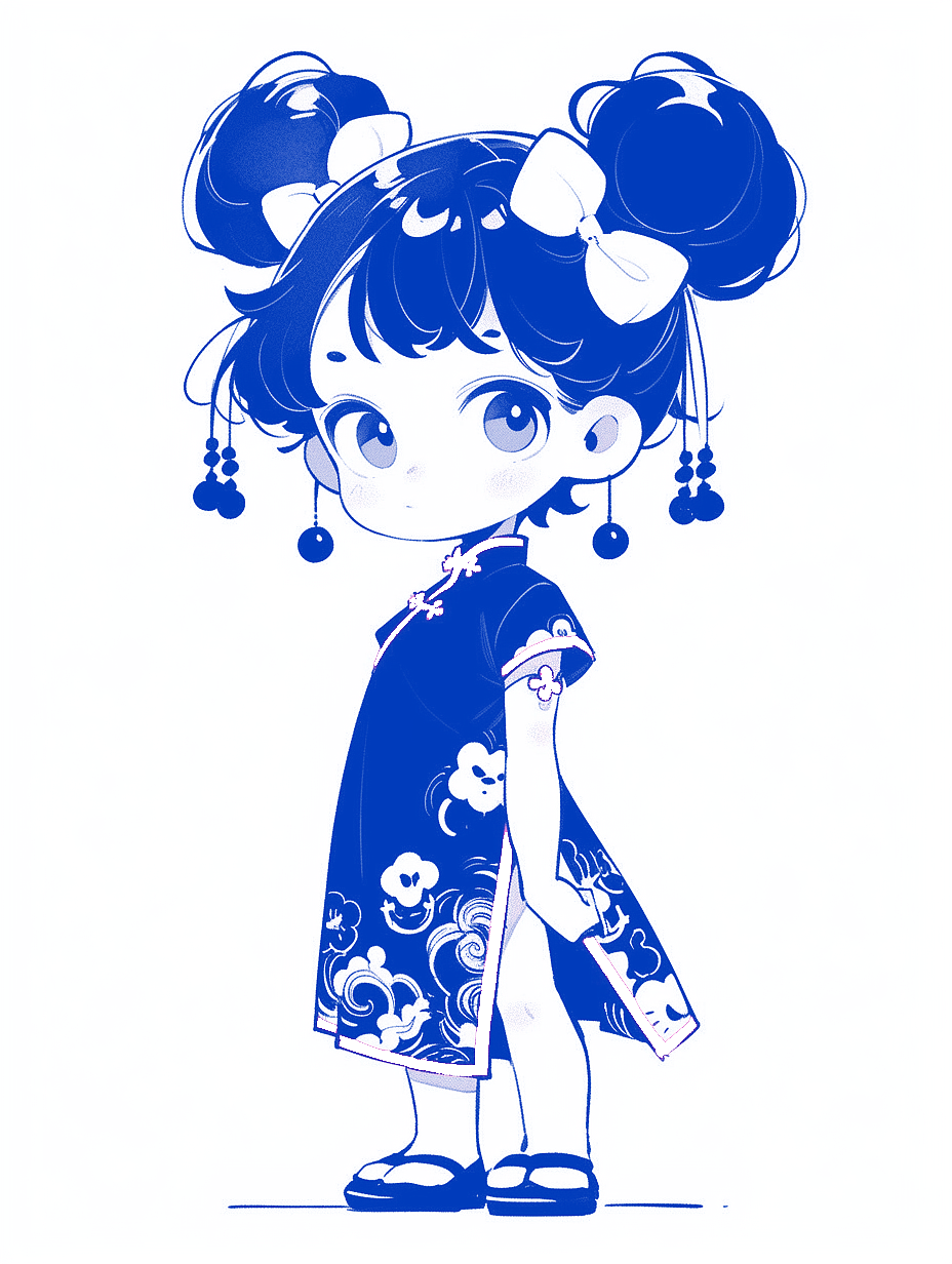 中国传统青花瓷图案设计--品牌ip延展