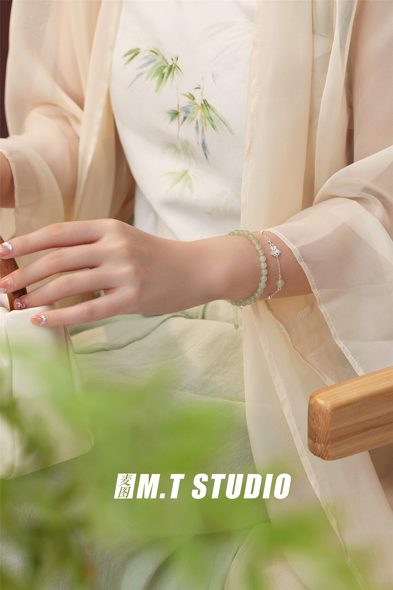 中古风饰品发簪手链项链模特图为晚旗舰店