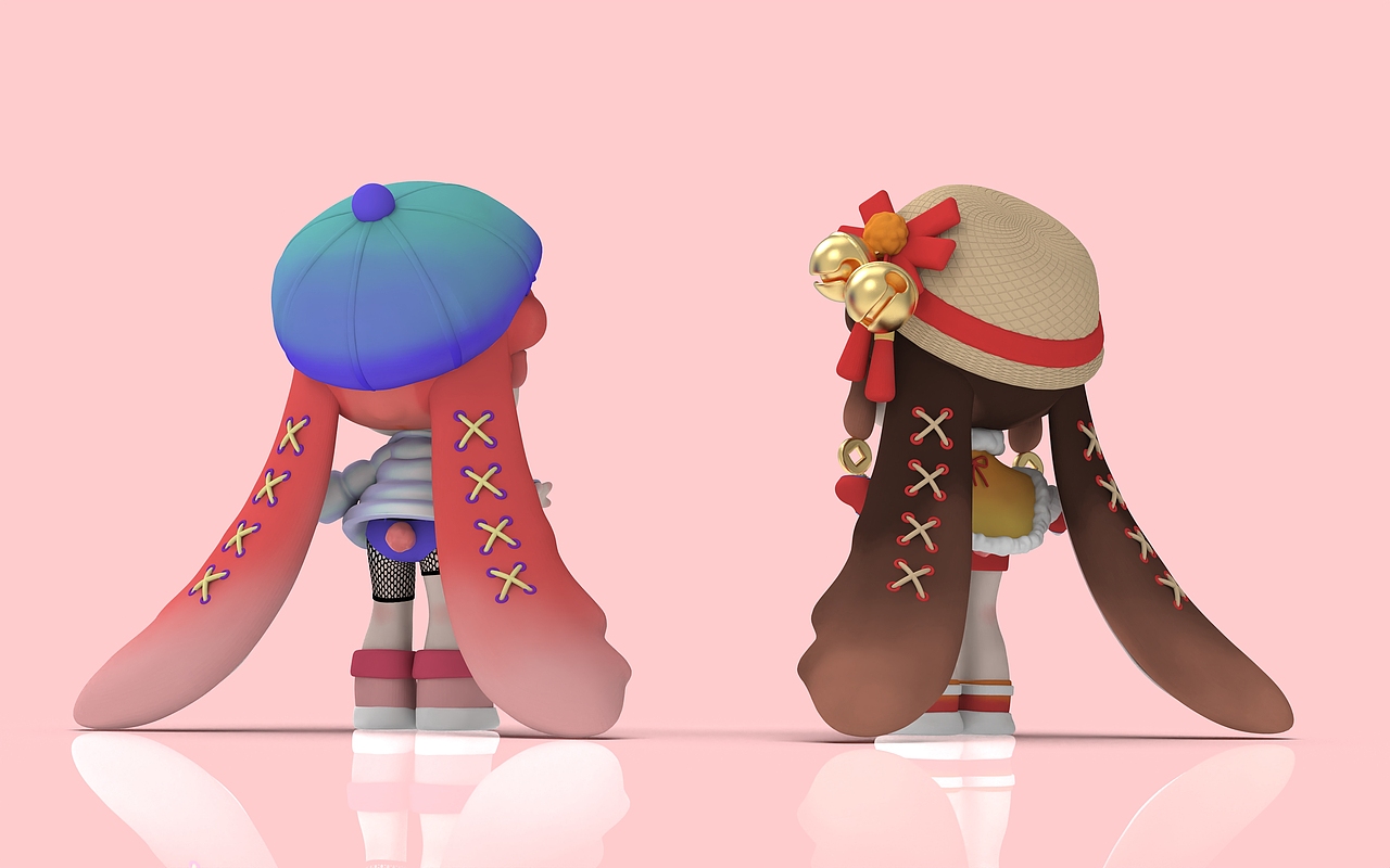 BUNNY TU（卯兔）（图ZMzI2MTYzOTY4） - 其他三维 - 站酷设计师山也拾墨原创素材 - 站酷ZCOOL