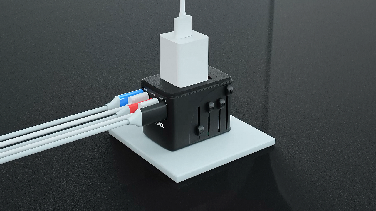 用三维,让一个插座光彩夺目!