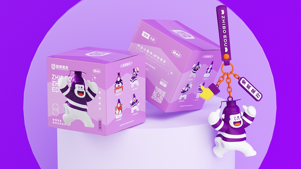 智博教育IP延展设计(图ZMzQ0NjU2NjIw) - IP形象 - 站酷设计师子非乌鸦原创素材 - 站酷ZCOOL