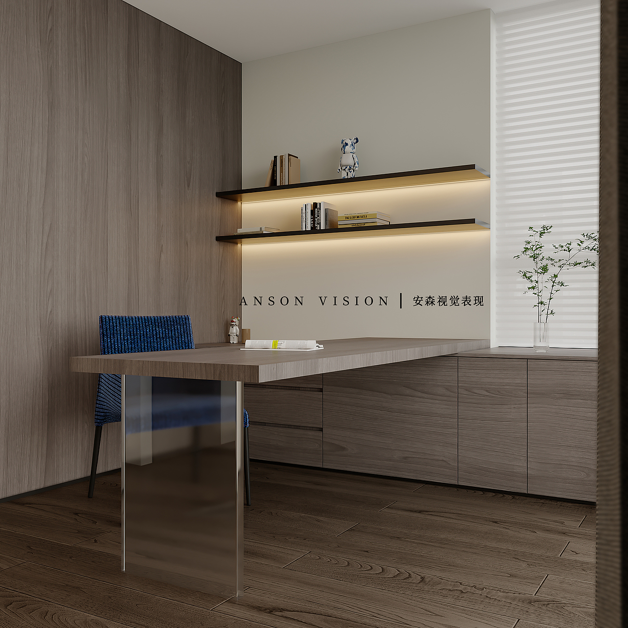 Anson︱新中式别墅效果表现