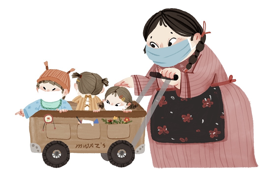 插画练习｜核酸穿搭风格图鉴（图ZMzE5MDU3NTQw） - 创作习作 - 站酷设计师王馨头上有犄角原创素材 - 站酷ZCOOL