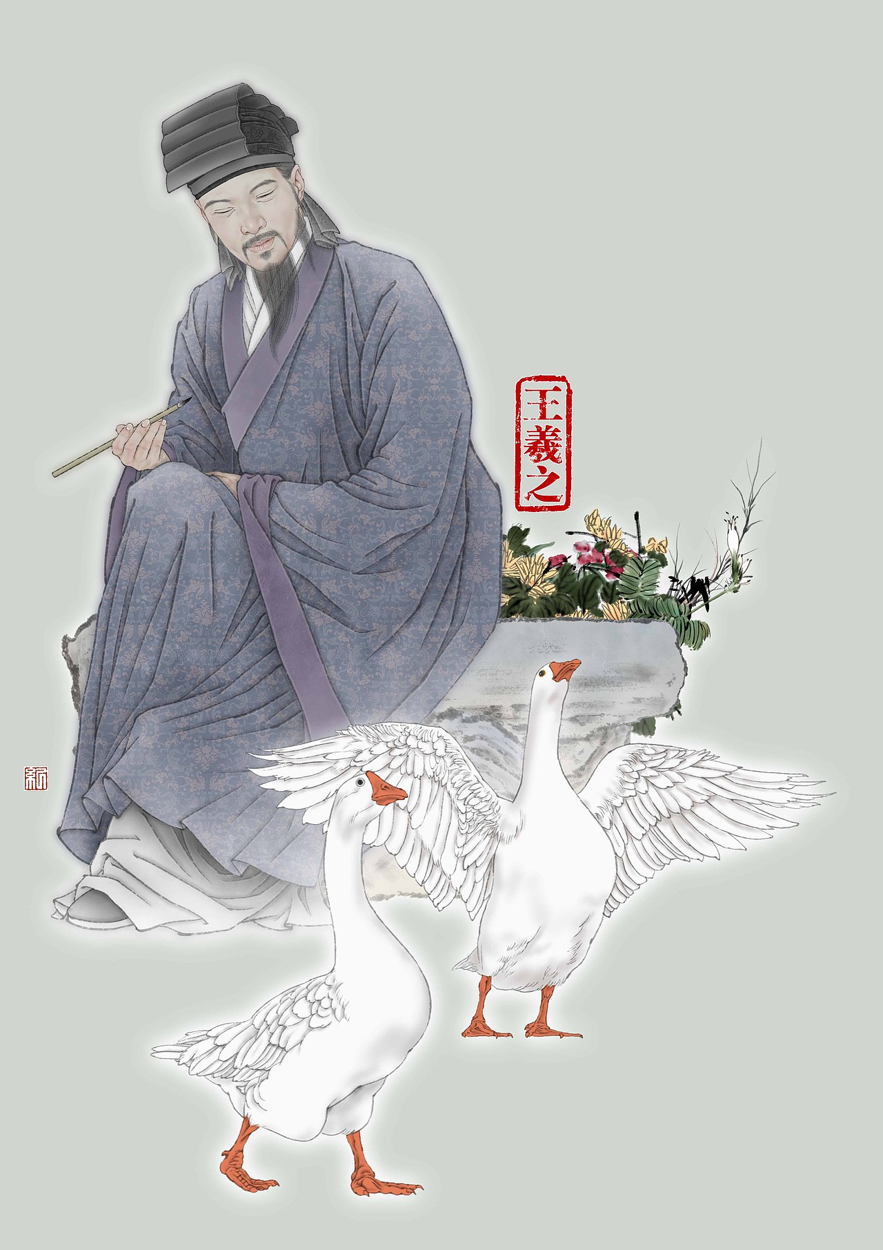 纪保超书籍封面插画设计——【中华先贤人物故事汇】