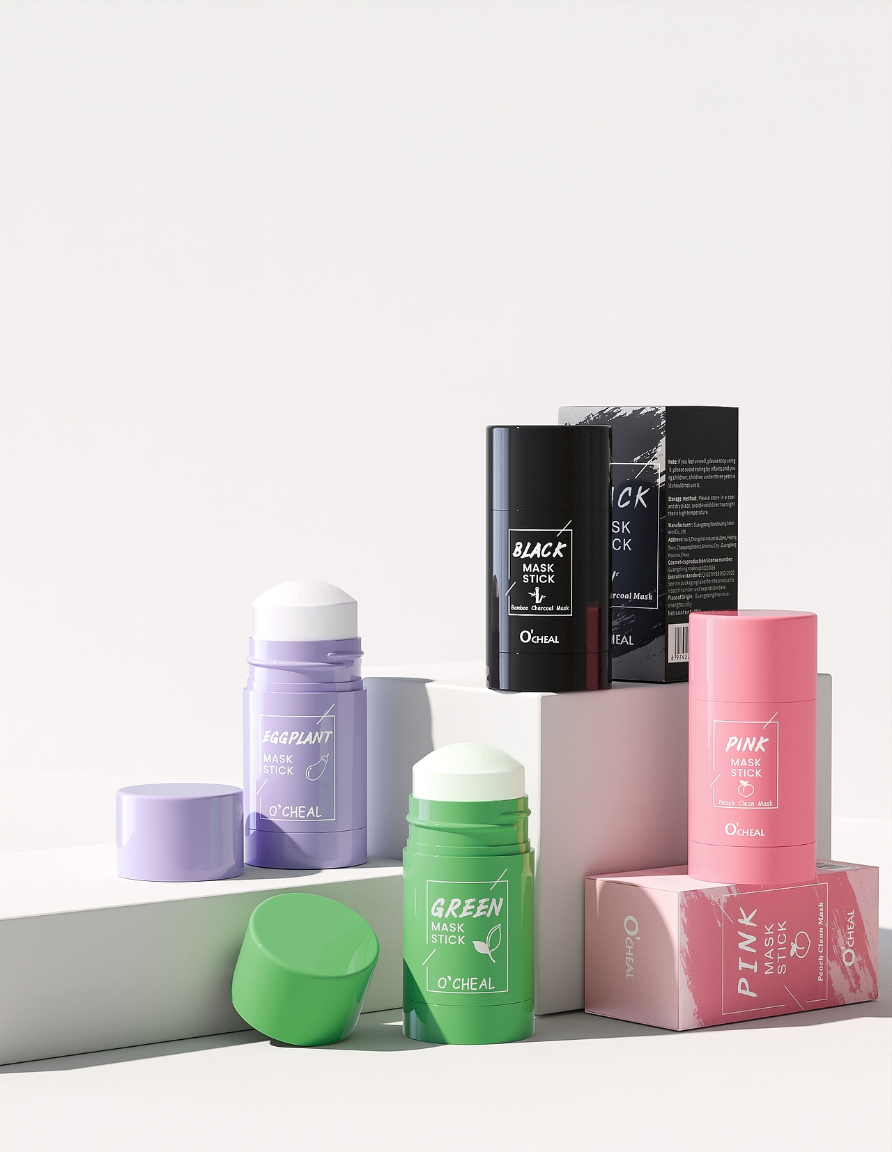 护肤品产品渲染