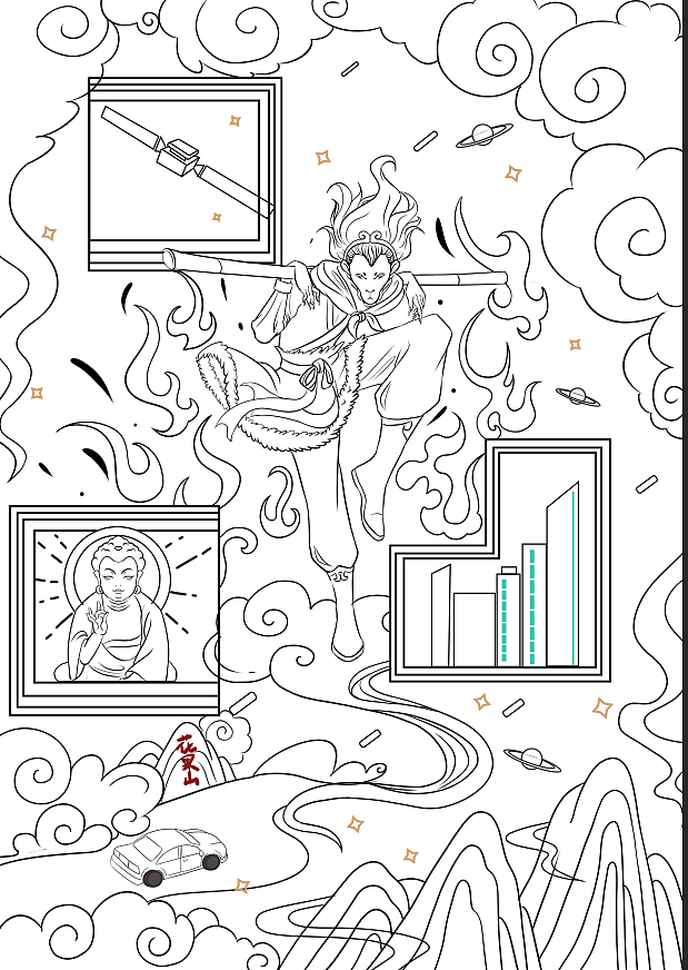 航天文创插画（图ZMjk4MjA5NzA4） - 商业插画 - 站酷设计师熊夭夭JY原创素材 - 站酷ZCOOL