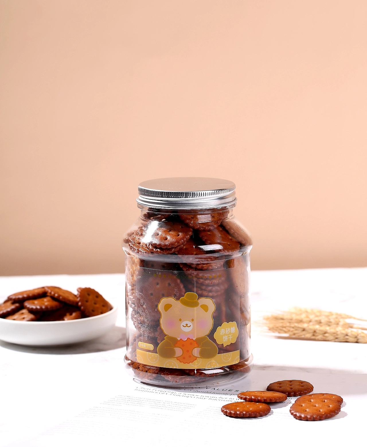 小熊饼干|电商设计|郑州图牛设计|商业摄影|产品拍摄