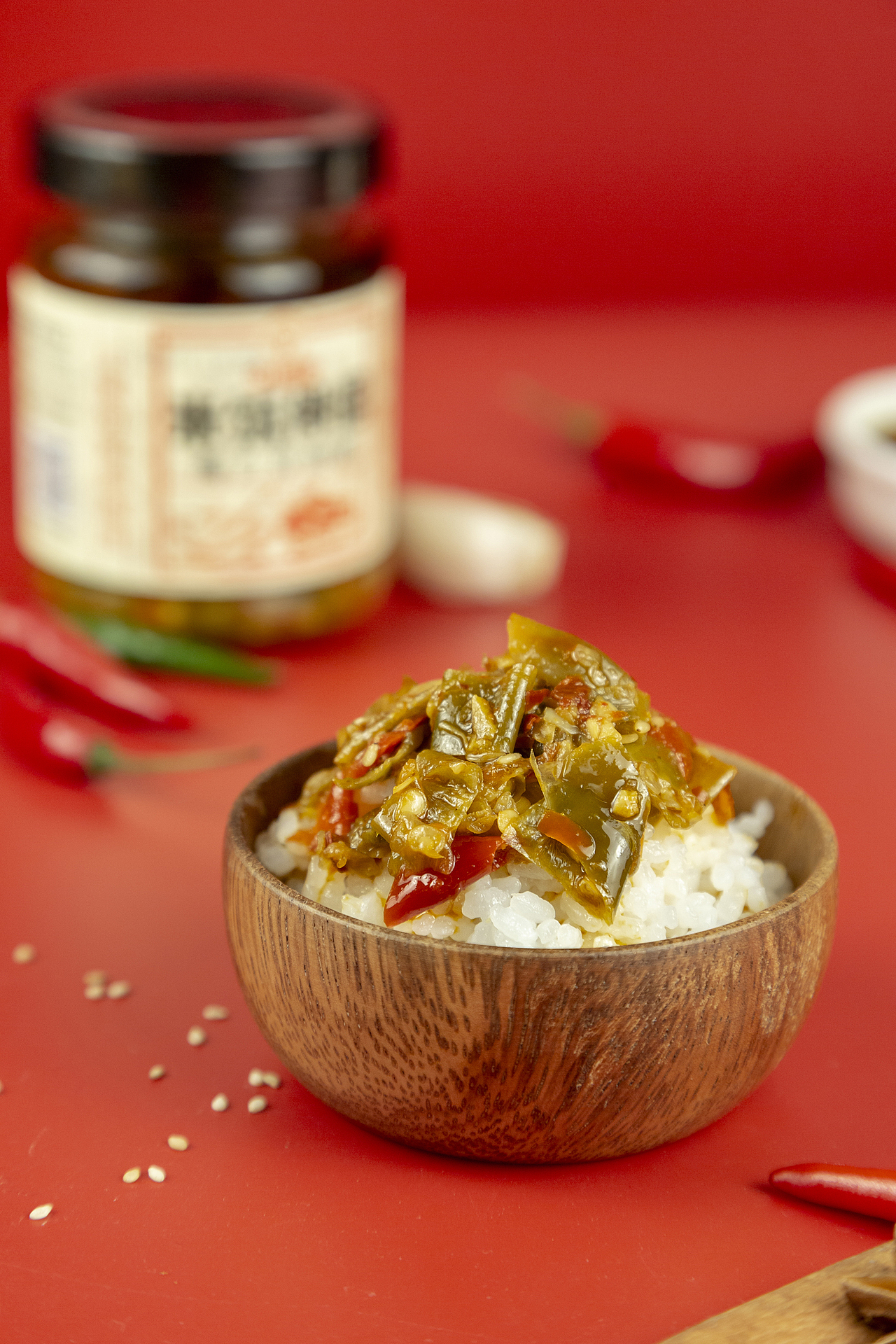 伞塔调味料-油辣子-蘸料-拌菜-豆豉牛肉酱×火麒麟创意