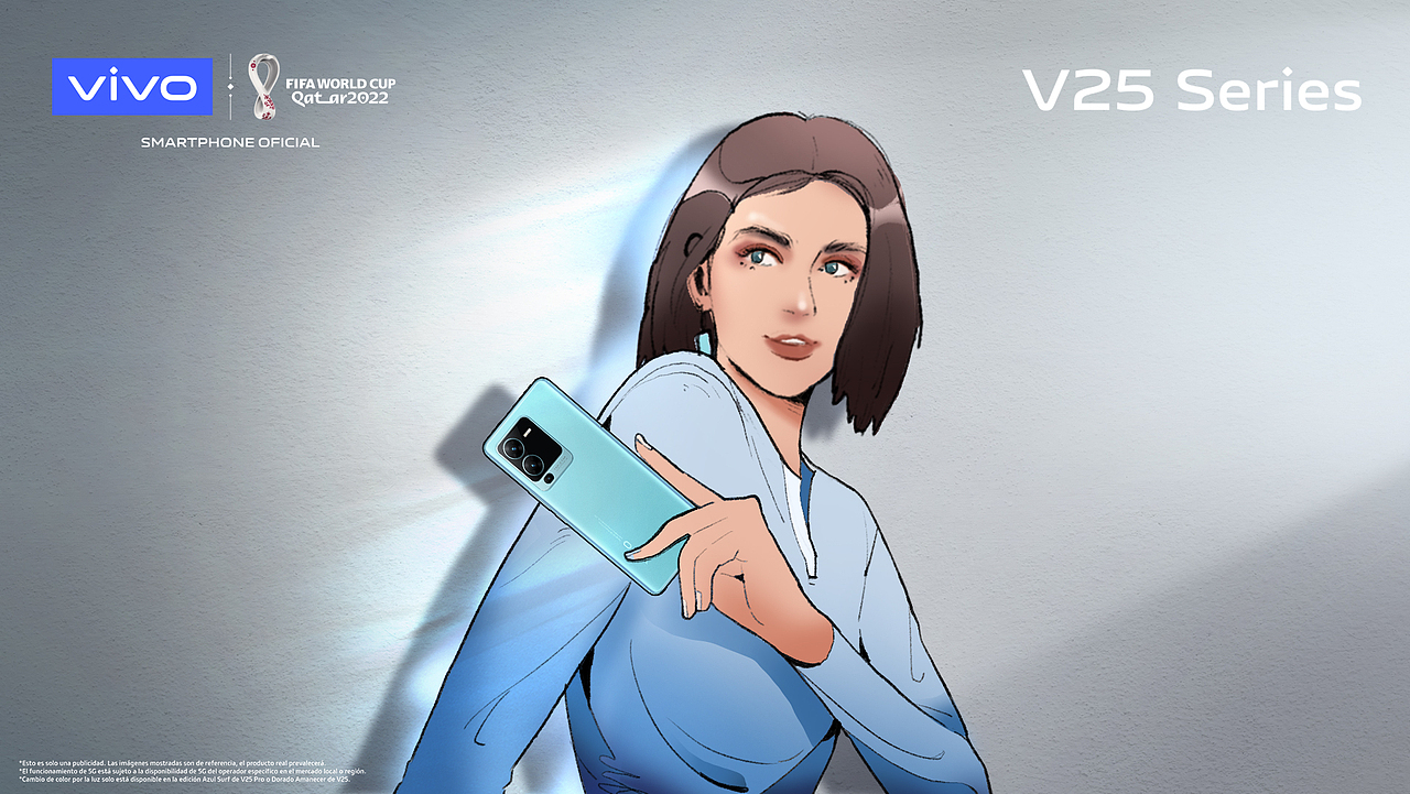 VIVO V25 拉美 模特美图美术方案&成品海报