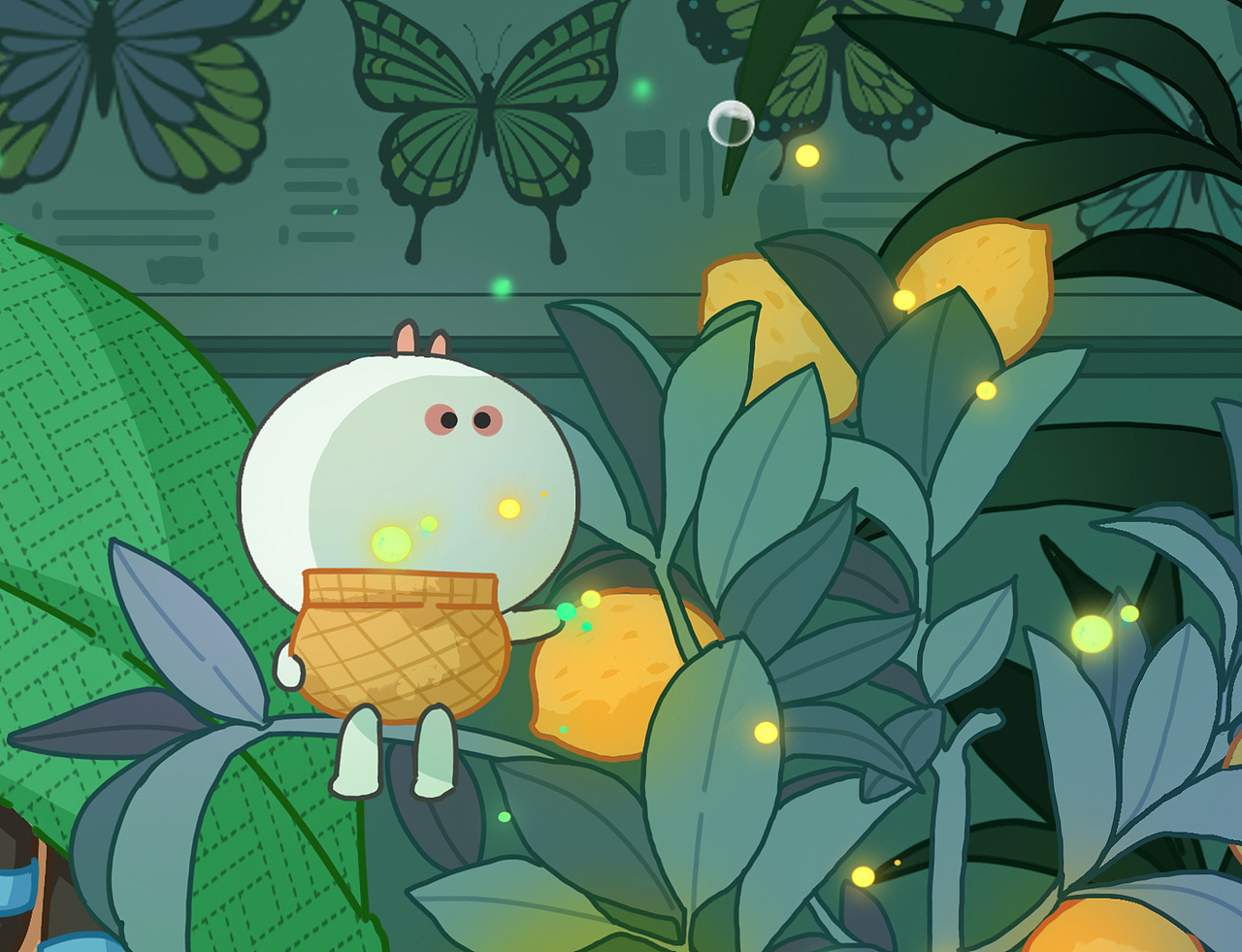 IP：《蕉绿兔与少年》系列插画1（图ZMzE5NzU5MjUy） - 艺术插画 - 站酷设计师兔豆丸SEVEN原创素材 - 站酷ZCOOL