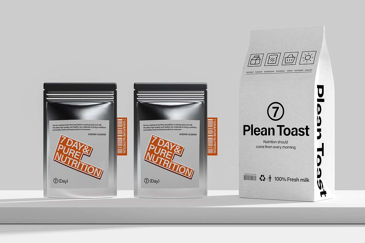Plean Toast 早餐吐司-餐饮策略视觉设计
