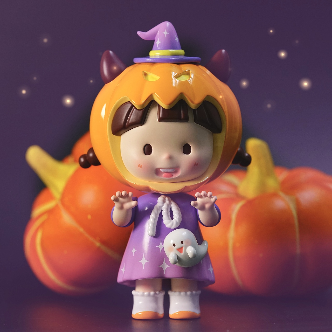 萬圣節(jié)里的小可愛：小米諾南瓜可愛鬼（圖ZMzIzMzUzMjE2） - 玩具 - 站酷設計師嘻飯實驗室原創(chuàng)素材 - 站酷ZCOOL