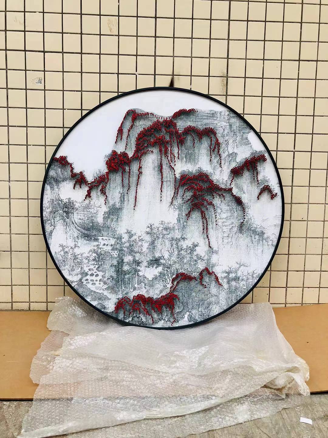 锦泓画业—实物钉子画（图ZMjk2NjkyNTky） - 工艺品设计 - 站酷设计师锦泓艺术王晓雅原创素材 - 站酷ZCOOL