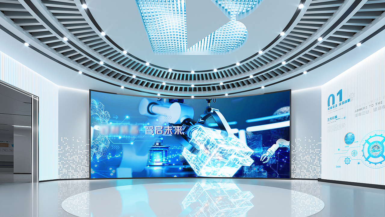 企业类展厅 科技类展厅（图ZMzYzMjA5OTI0） - 展陈设计 - 站酷设计师花脸川剧猫原创素材 - 站酷ZCOOL