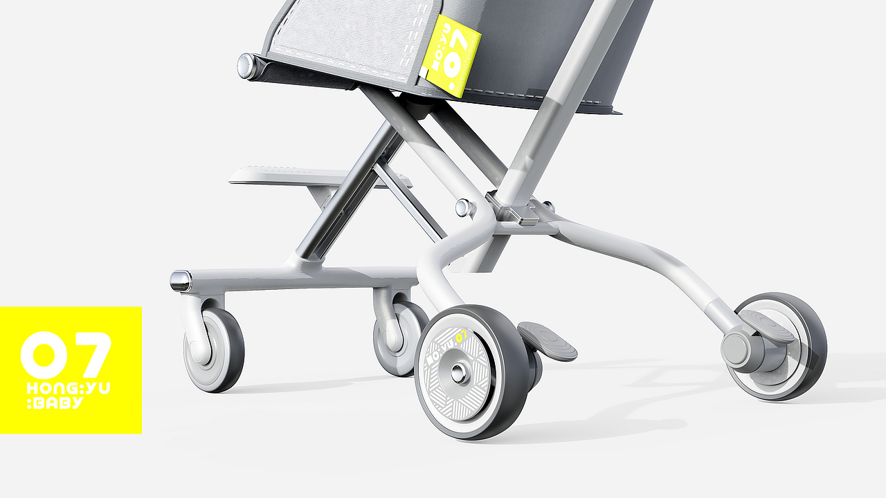 哈士奇设计作品 — 简易版遛娃车