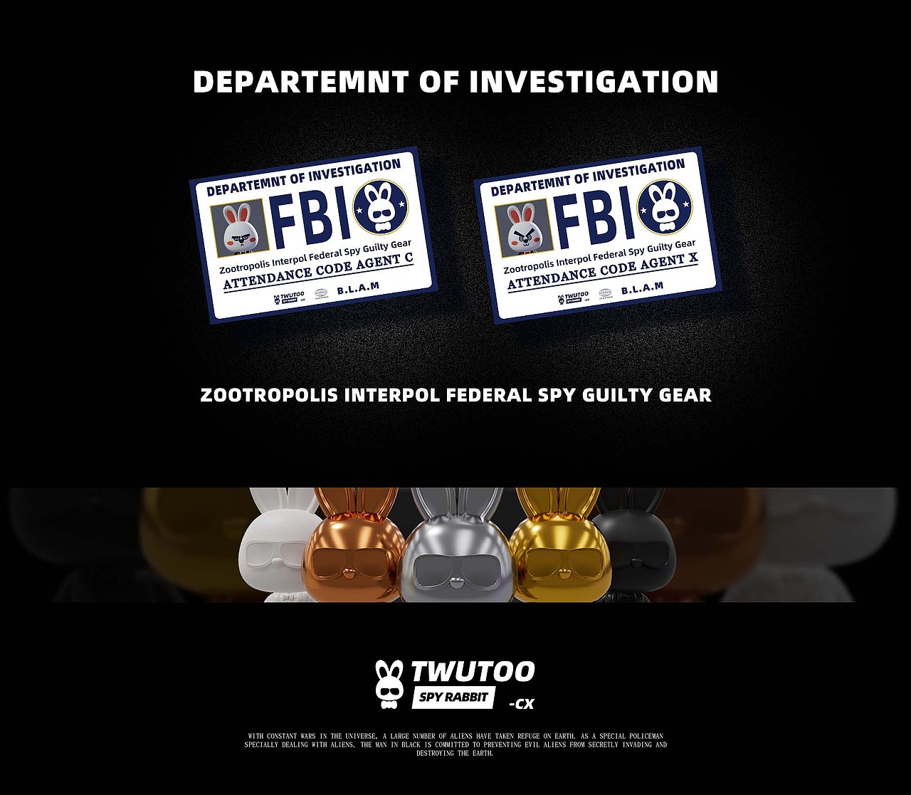 特务兔/TWUTOO（图ZMzI1MzEzMTky） - IP形象 - 站酷设计师liangwenji原创素材 - 站酷ZCOOL