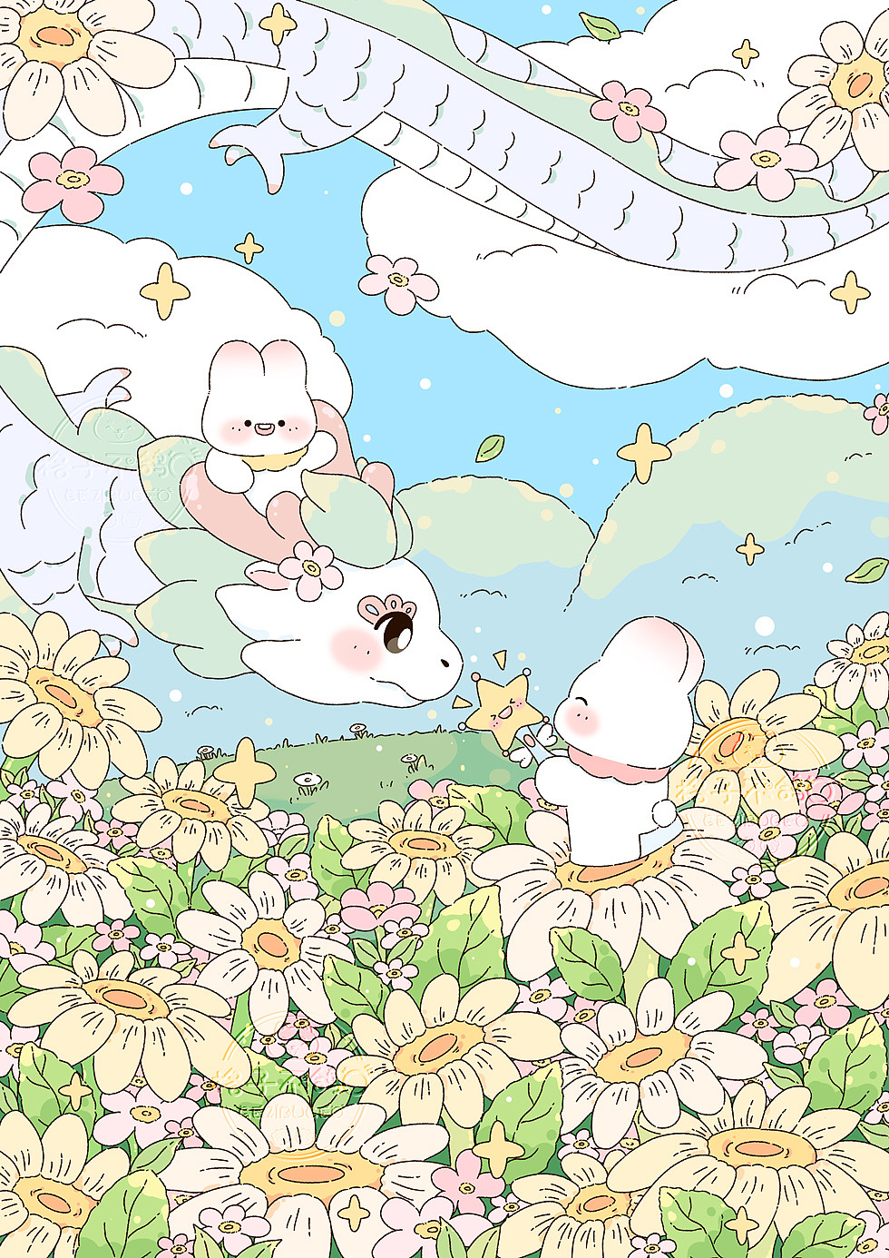 原创可爱治愈系场景插画（图ZMzY5MDcyODEy） - 商业插画 - 站酷设计师格子不鸽O原创素材 - 站酷ZCOOL