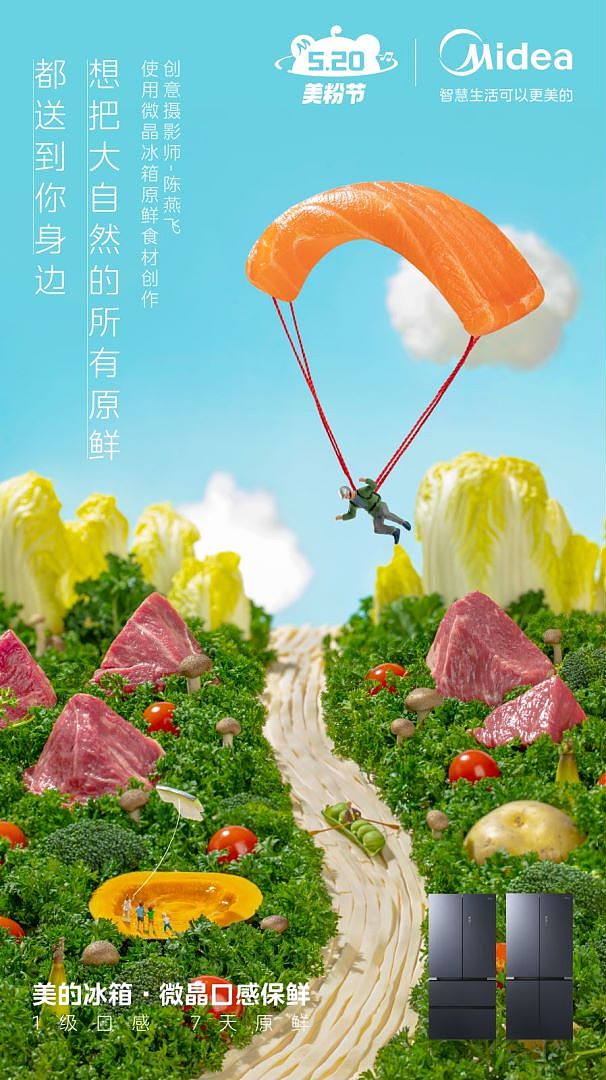 美的冰箱微缩食材创作（图ZMzQyNjIzNDAw） - 美食摄影 - 站酷设计师剧二星人原创素材 - 站酷ZCOOL