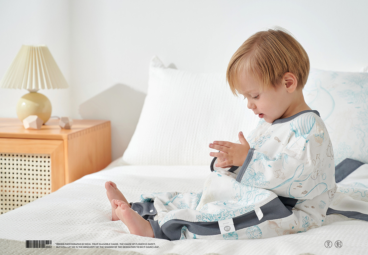 暖暖夏日-夏季婴童睡袋拍摄