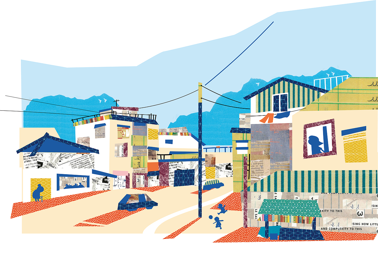 转角处的干菜店,
盐袋子上面,<br>日光一点一点<br>已经西斜了。