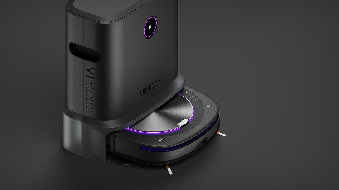 掃地機(jī)渲染練習(xí)（圖ZMzI0NDUyMjU2） - 電子產(chǎn)品 - 站酷設(shè)計(jì)師Asuka317原創(chuàng)素材 - 站酷ZCOOL