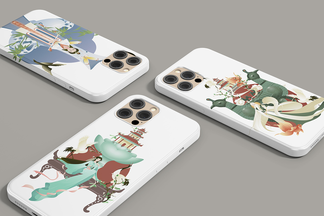 国潮唯美古风插画设计（图ZMzEyODQ3Nzky） - 海报 - 站酷设计师资影原创素材 - 站酷ZCOOL