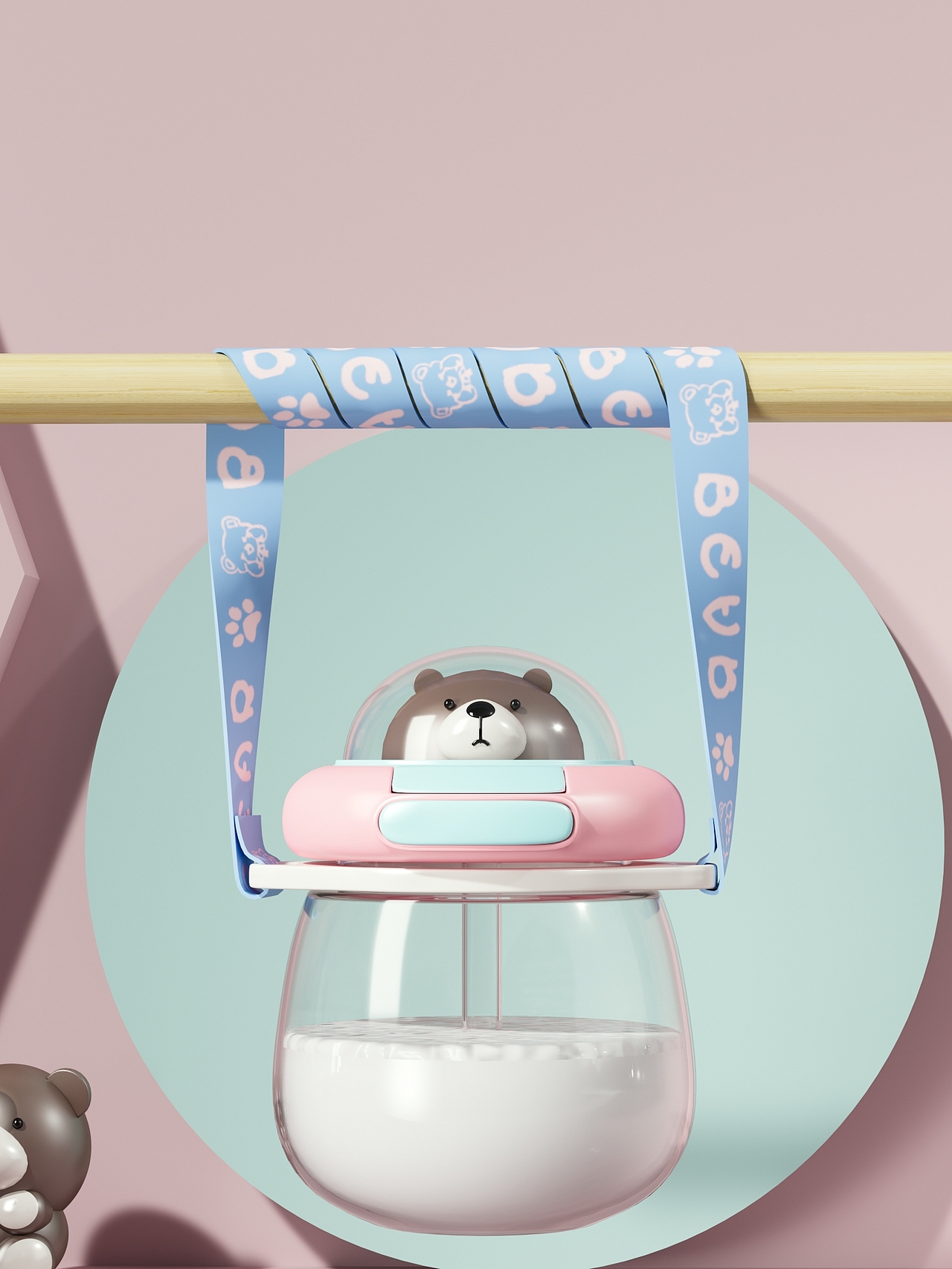 小熊水杯（图ZMjk3MDAwNDg0） - 生活用品 - 站酷设计师樱桃老丸子丶0rz原创素材 - 站酷ZCOOL