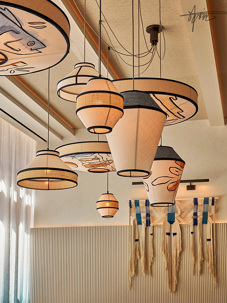 现代创意餐厅效果图