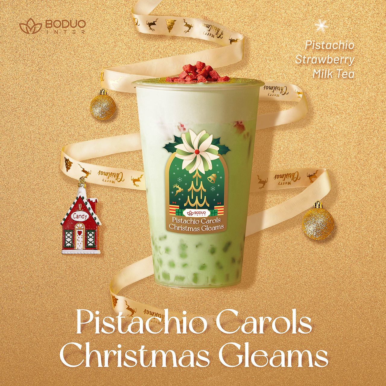 饮品海报｜圣诞节系列开心果乐园（图ZMzYyODAwNjA4） - 修图/后期 - 站酷设计师ZLUJIAO原创素材 - 站酷ZCOOL