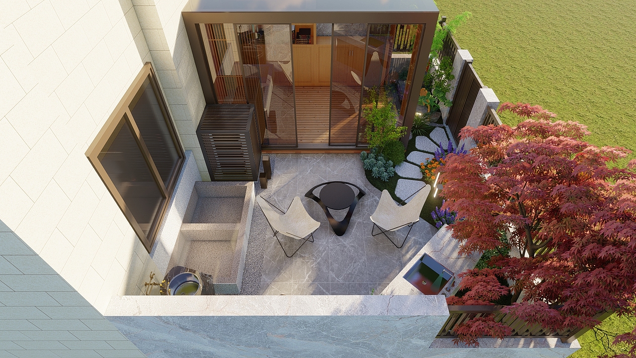 重庆梁平30平方极致布局小花园（图ZMzMzOTc4NzQw） - 景观设计 - 站酷设计师TchWu景观设计原创素材 - 站酷ZCOOL