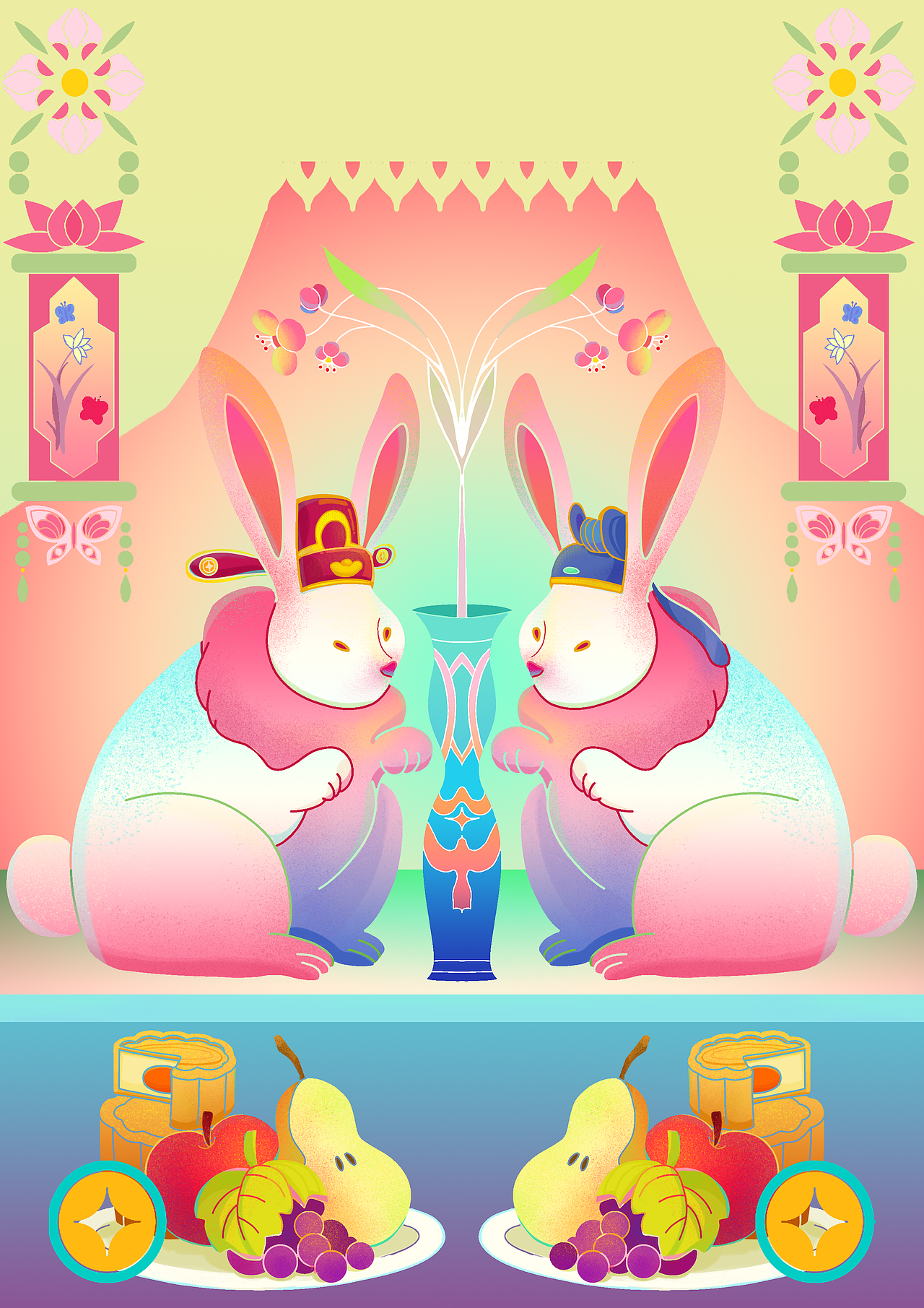 十二生肖原创插画