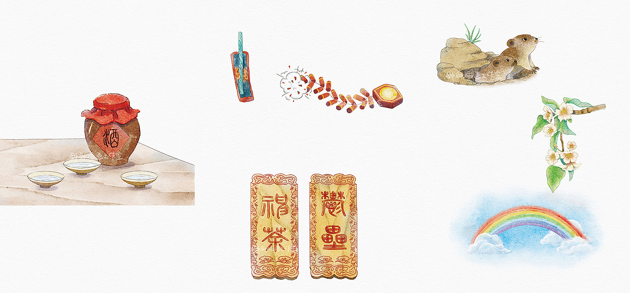 跟古诗玩捉迷藏 渐入诗境&其乐陶陶篇（图ZMzU4OTQyNjY4） - 儿童插画 - 站酷设计师钟钟插画工作室原创素材 - 站酷ZCOOL