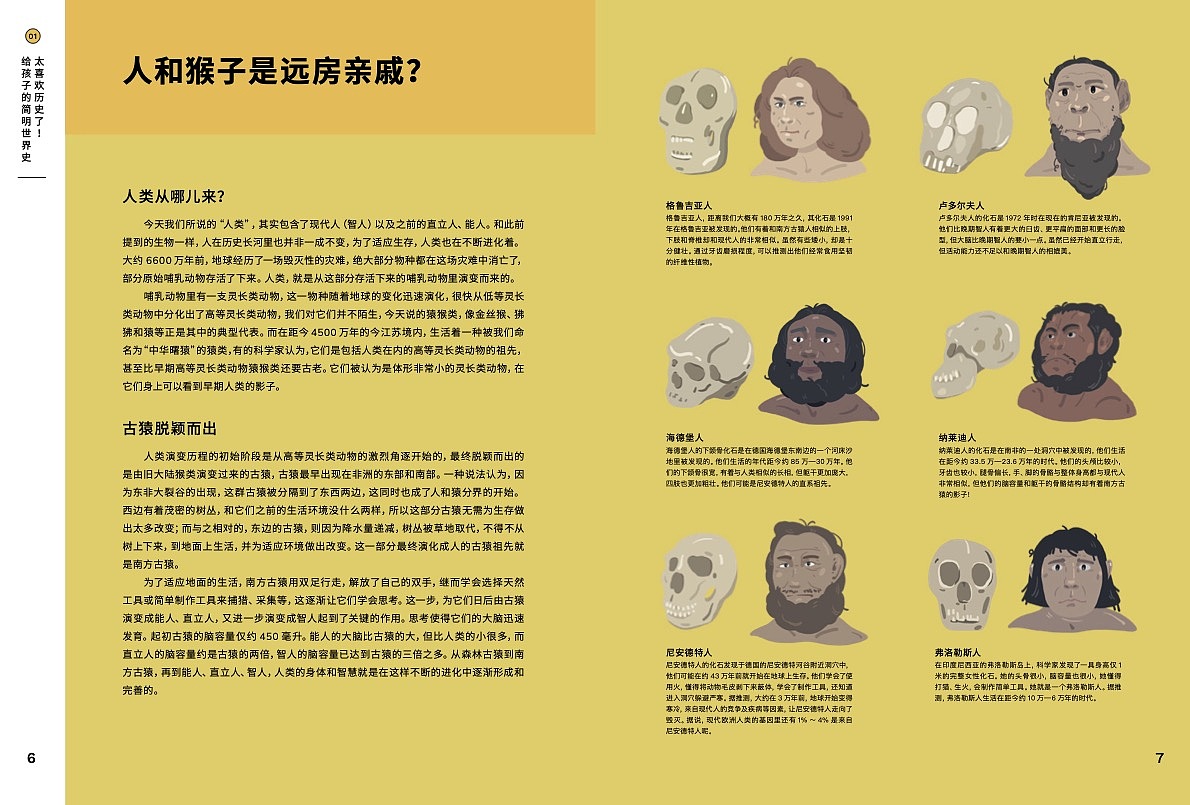 《太喜欢历史了》绘本部分/数字插画（图ZMzQwNjE4MDUy） - 儿童插画 - 站酷设计师梁稳赢原创素材 - 站酷ZCOOL