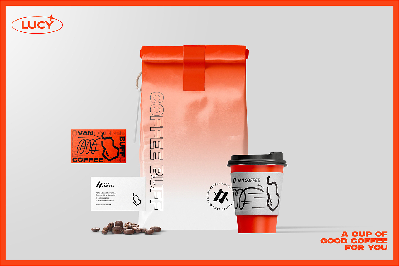 咖啡品牌设计-VAN COFFEE（图ZMzQ4NzI1NTA4） - 品牌 - 站酷设计师鹿也设计原创素材 - 站酷ZCOOL