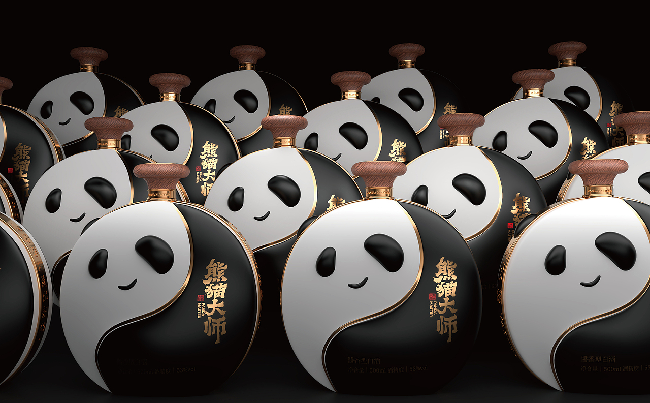 熊猫大师酱酒品牌包装设计|东德品牌包装
