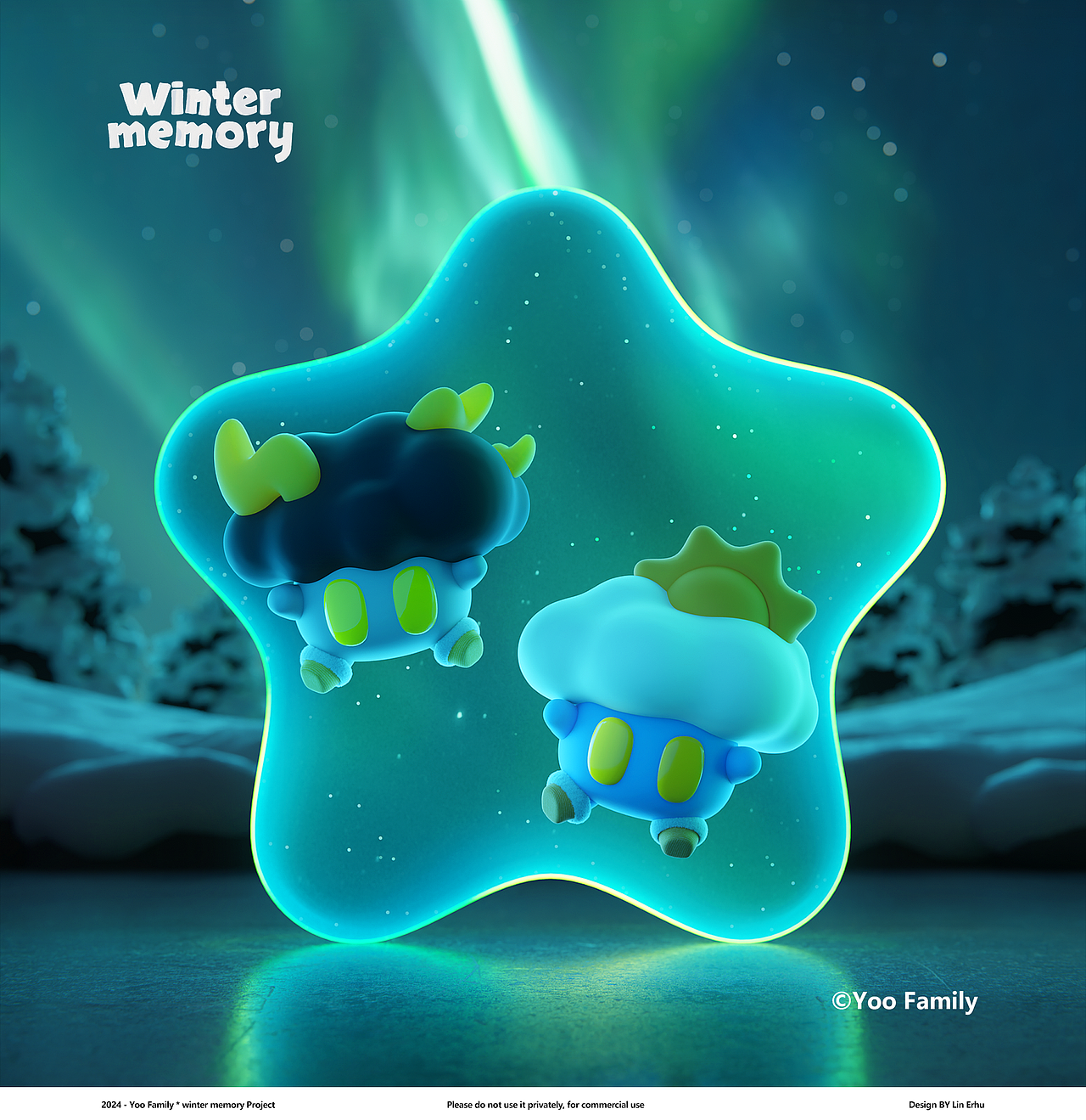 YooFamily-冬季记忆主题插图（图ZMzYxNzYwNDEy） - 场景 - 站酷设计师林二虎原创素材 - 站酷ZCOOL