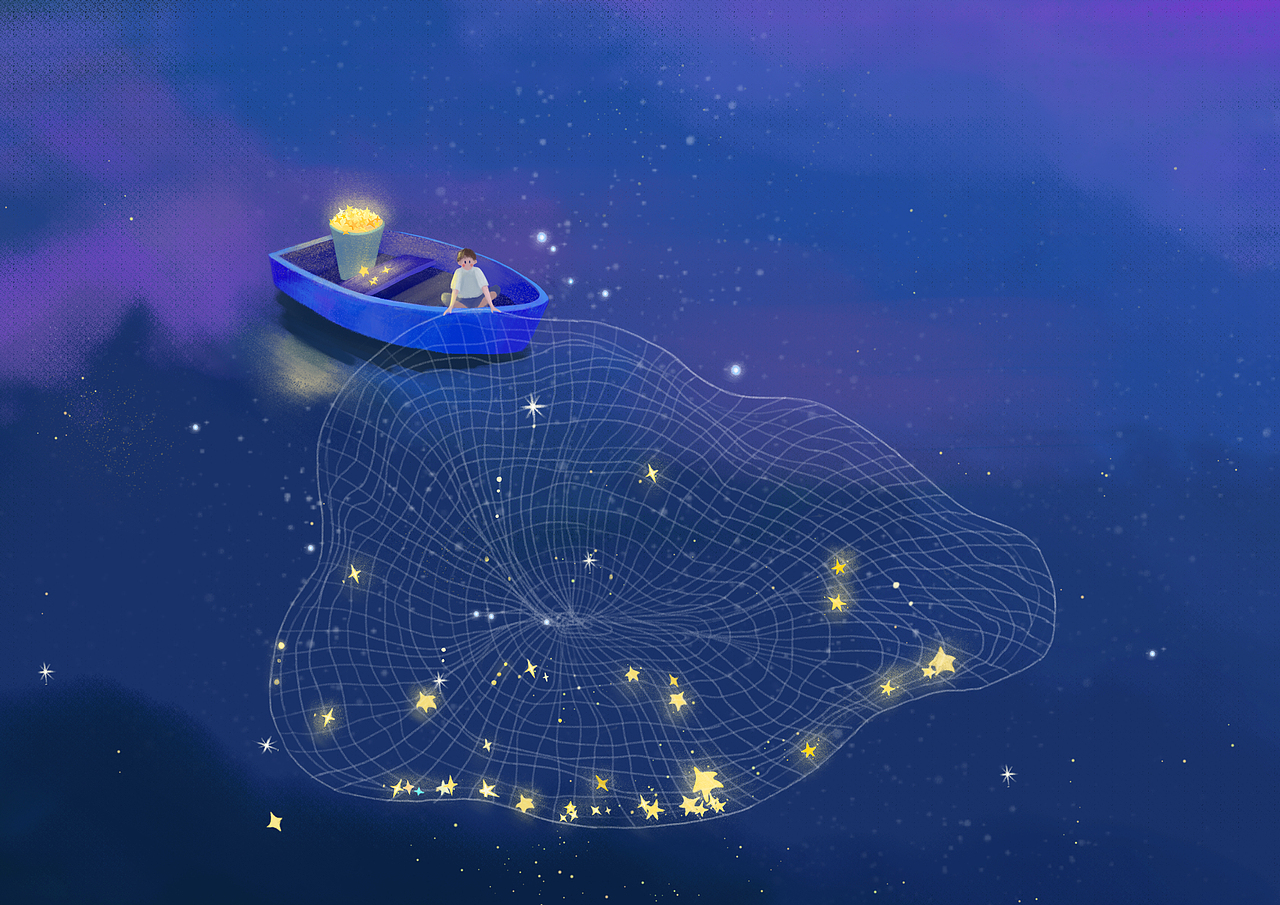 《星河篇系列》（图ZMzUxMjM5ODUy） - 创作习作 - 站酷设计师洛其QI原创素材 - 站酷ZCOOL