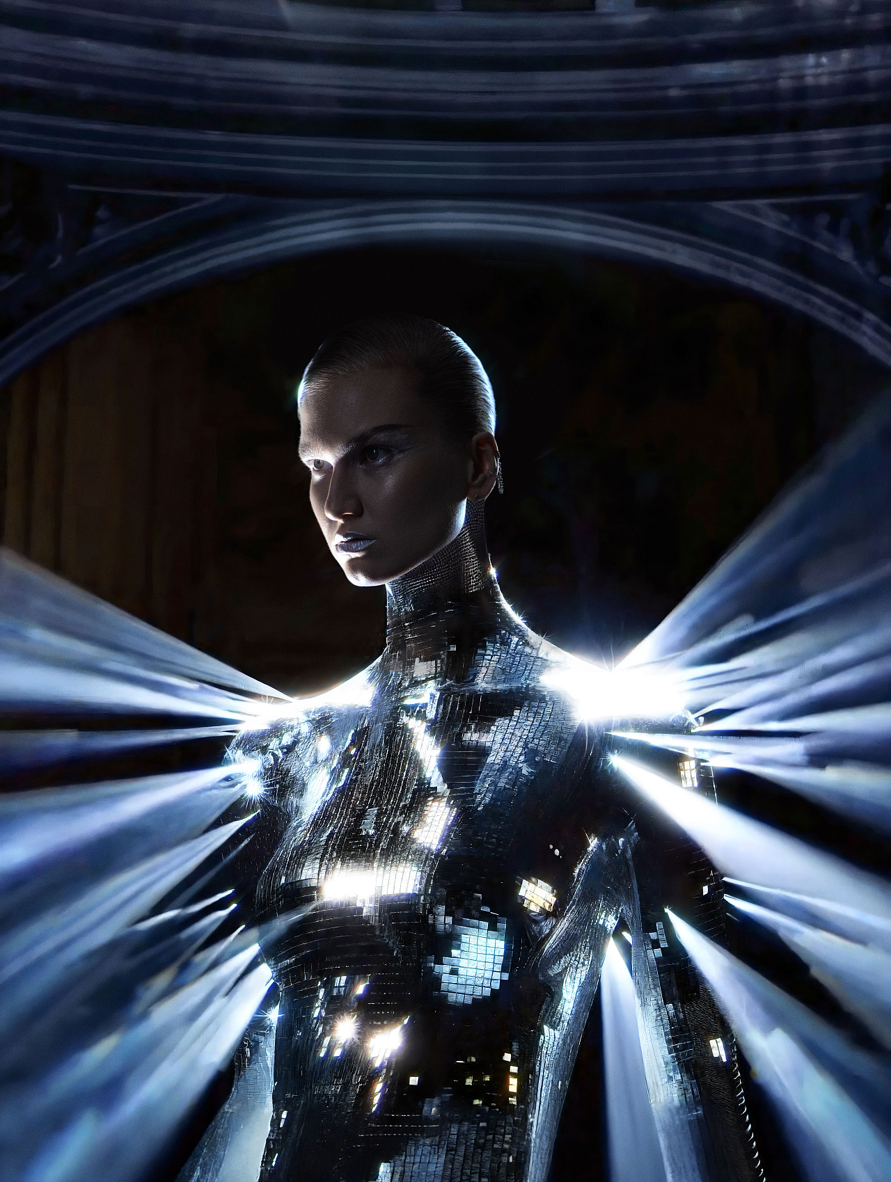 AI摄影《纳米侵蚀》（图ZMzcwMjQ5OTU2） - 人像摄影 - 站酷设计师摄影师张炀YANG原创素材 - 站酷ZCOOL