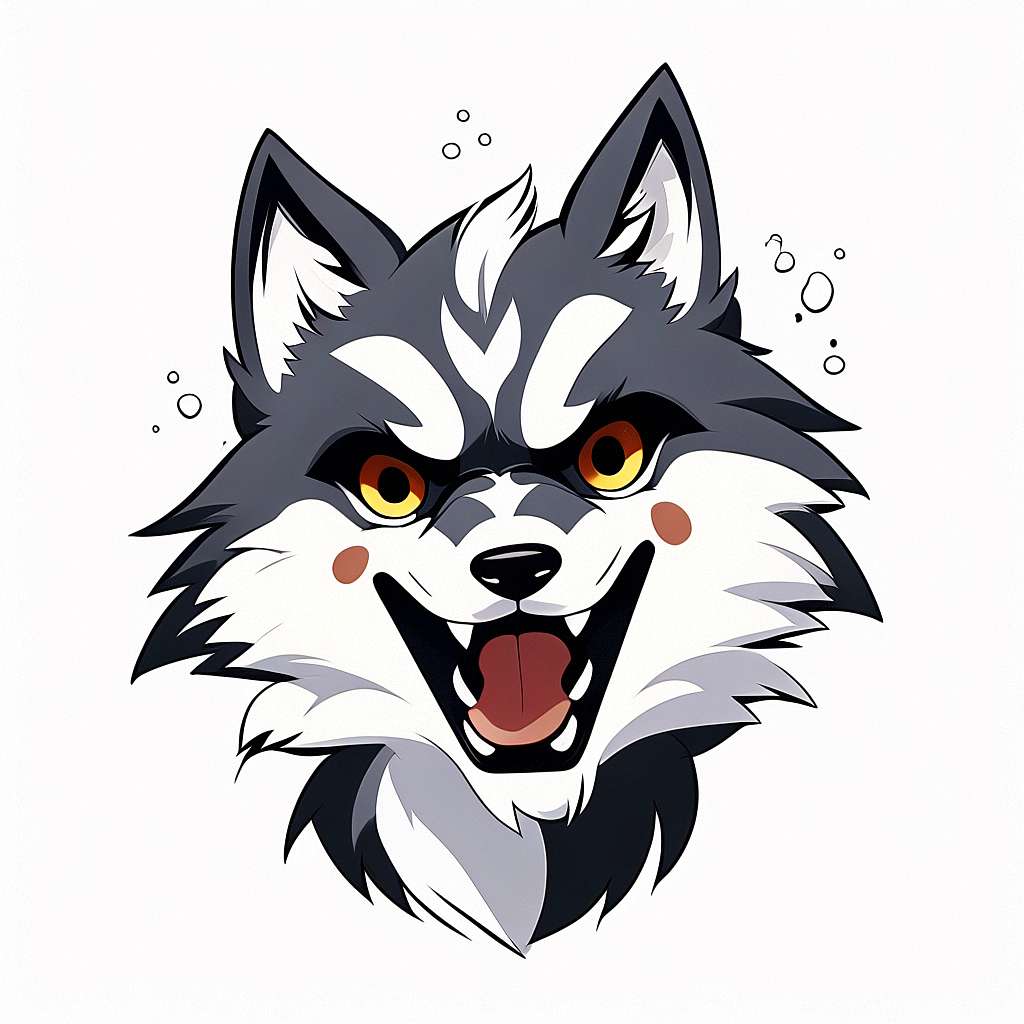 哈士奇的表情包（图ZMzY2ODQ2Njgw） - AI作品 - 站酷设计师煜辰PandaMaster原创素材 - 站酷ZCOOL