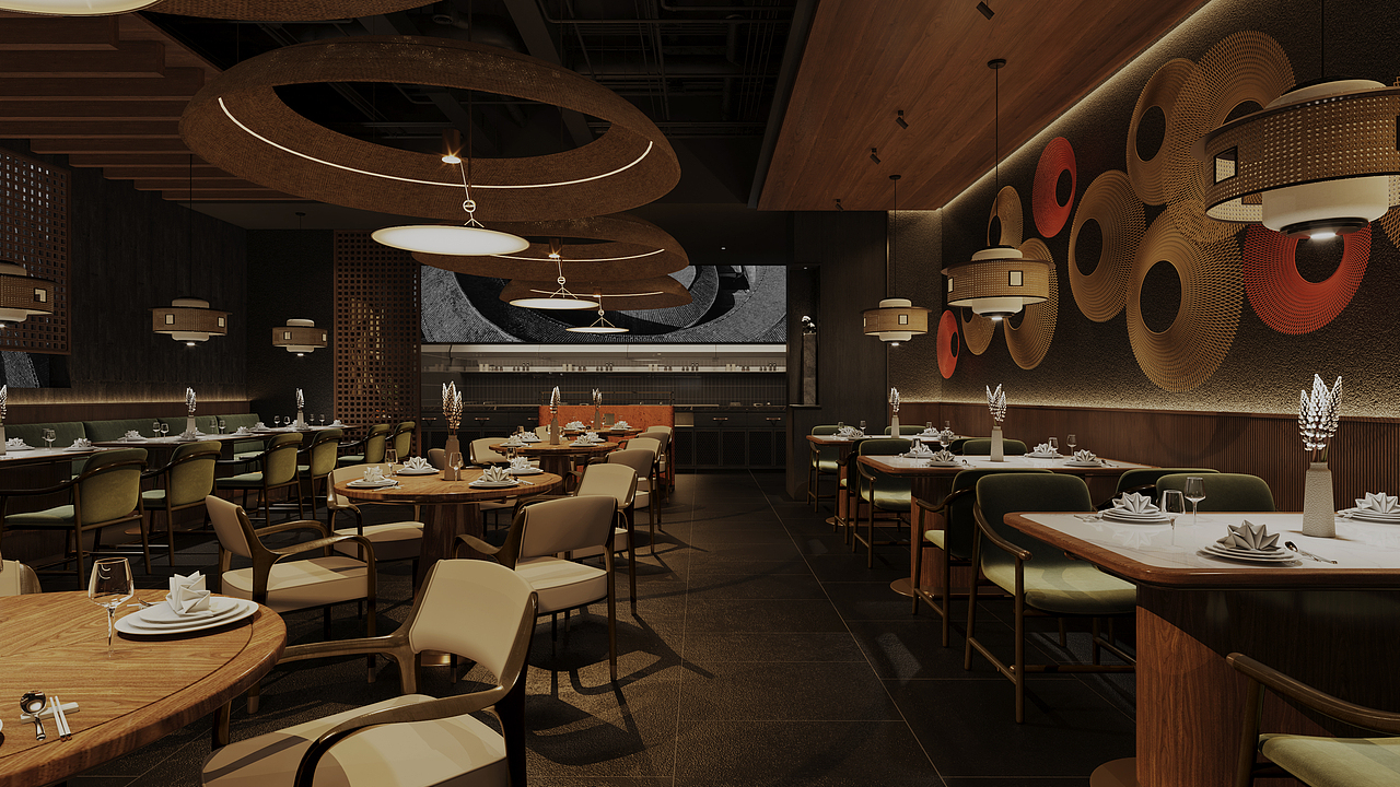 【淡水人家】餐饮店/饭店空间设计！— 花万里出品（图ZMzQ3OTgyMzgw） - 品牌 - 站酷设计师花万里设计原创素材 - 站酷ZCOOL