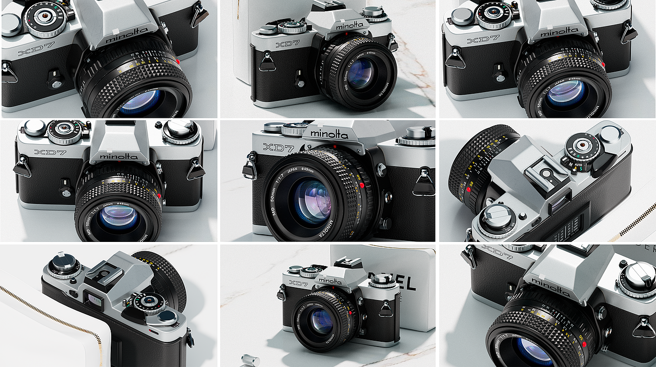 【相机渲染】素白风格