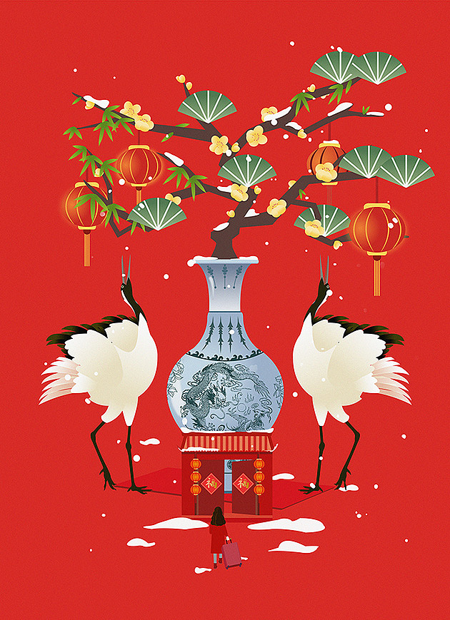 中国年（图ZMzEzNTE0MDU2） - 海报 - 站酷设计师zhuyingxia原创素材 - 站酷ZCOOL